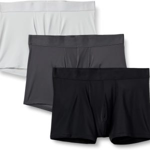 Men's Microfiber Boxer Shorts Underwear, Pack of 3