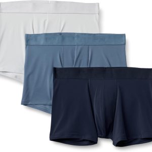 Men's Microfiber Boxer Shorts Underwear, Pack of 3