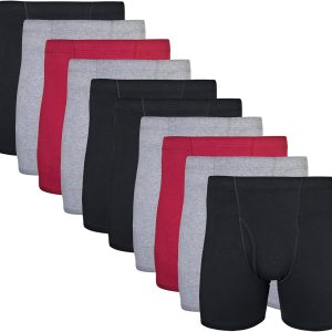 Men's Underwear Covered Waistband Boxer Briefs, Multipack